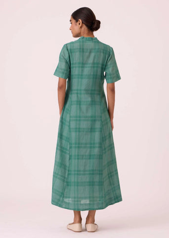 Clover Green Handwoven Dress