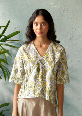 Artsy Wrap Top