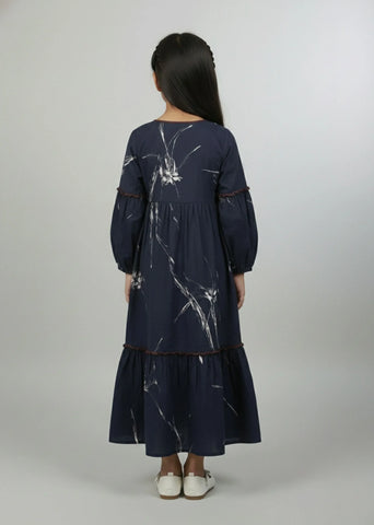 Midnight Bloom Tiered Maxi | Mom & Me Duo Set