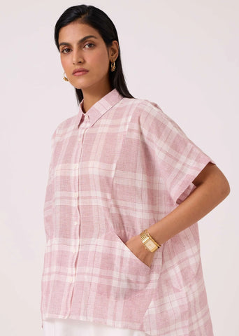 Sibyl Checkered Handwoven Shirt