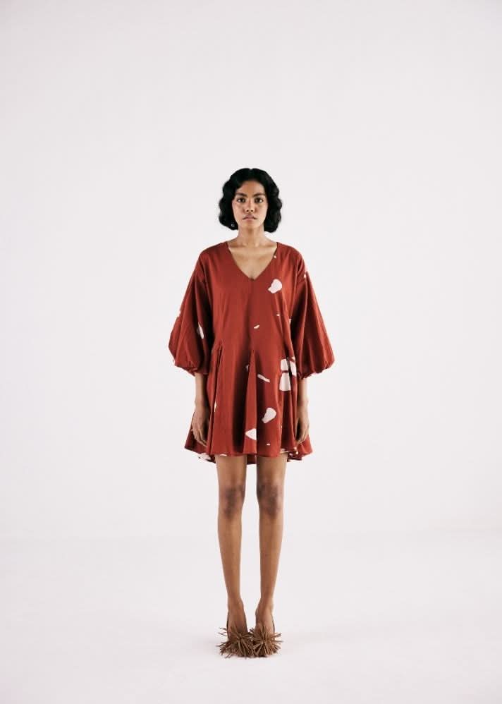 A Model Wearing Multicolor,Cotton Mul Rustic Glory curated by Only Ethikal