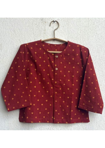 Unisex Organic Madder Raidana Print Kurta & Pants