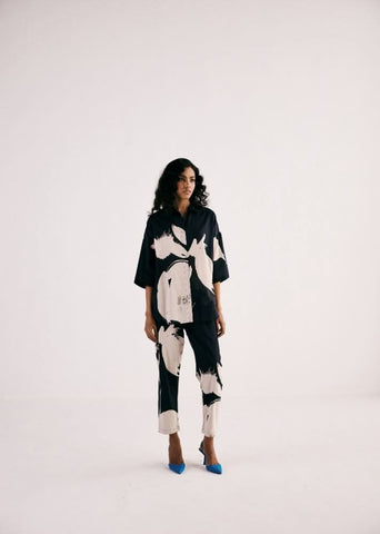 A Model Wearing Multicolor,Cotton Mul Treasures Of Bliss Co Ord Set curated by Only Ethikal