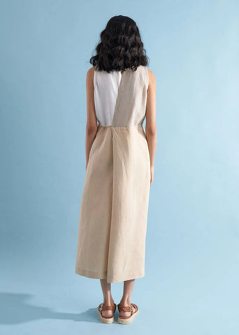 Asuka Color-Blocked Dress- Dawn