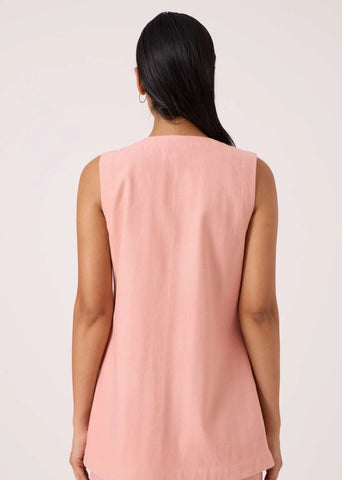 Karenin Pink Handwoven Top