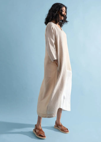 Anzu Color-Blocked Dress- Dawn