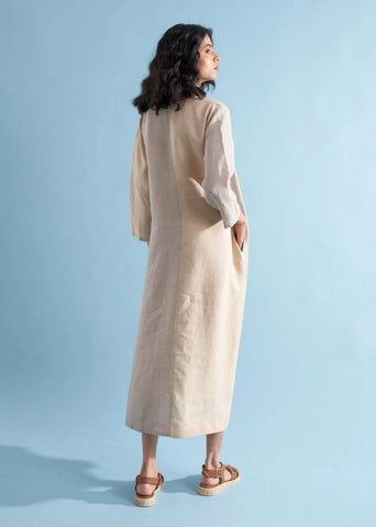 Anzu Color-Blocked Dress- Dawn