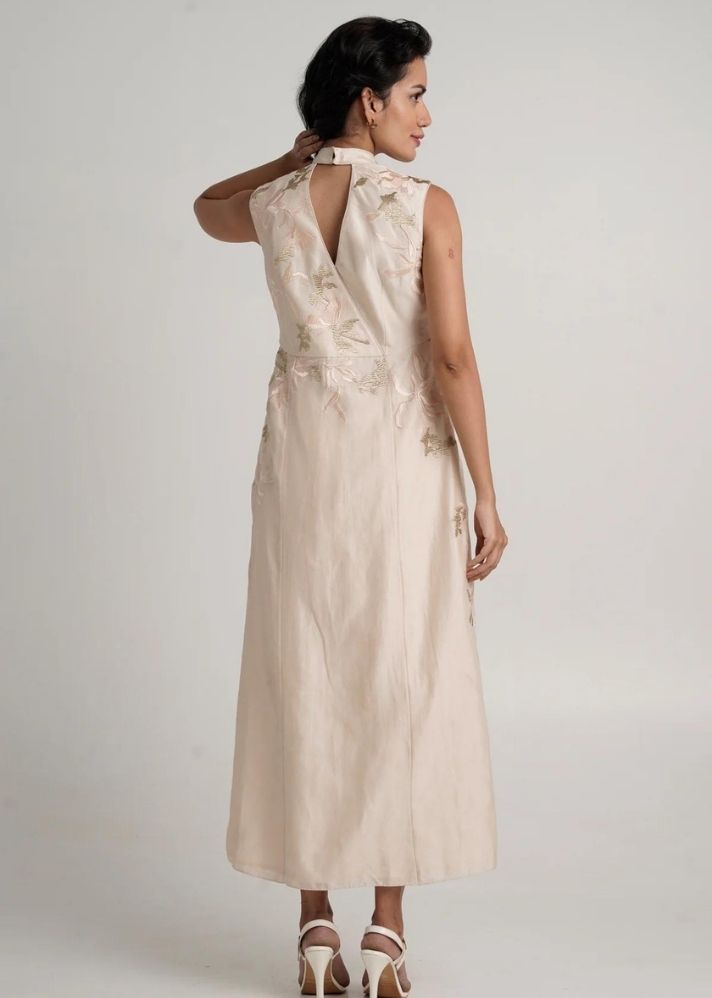 A Model Wearing White Pure Cotton Polly Co-Ord Set, curated by Only Ethikal