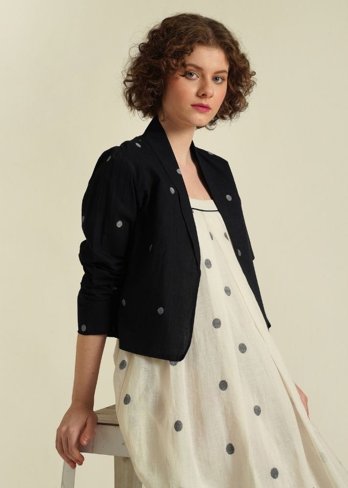 A Model Wearing Multicolor Pure Cotton Royale XLIV, curated by Only Ethikal