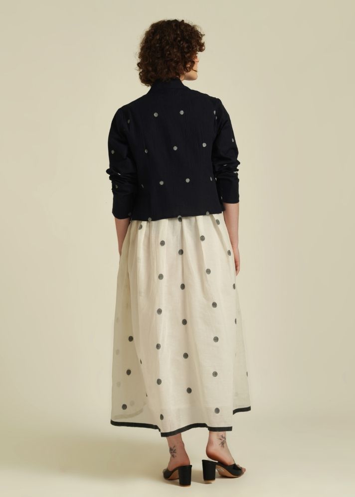 A Model Wearing Multicolor Pure Cotton Royale XLIV, curated by Only Ethikal