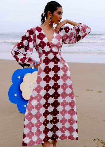 Okapi Peasant Dress