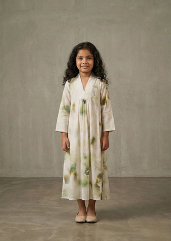 Verdant Muse Mini Panel Dress
