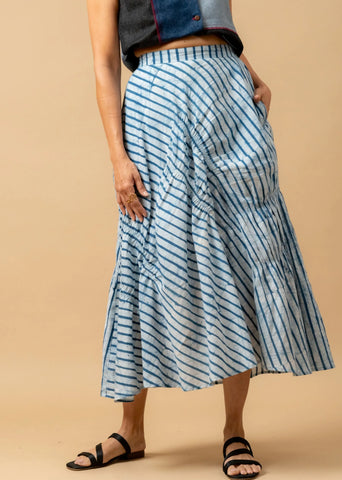 Lizzy Batik Stripes Skirt