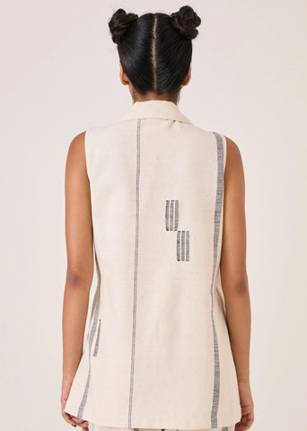 Yacine Handwoven Wrap Top