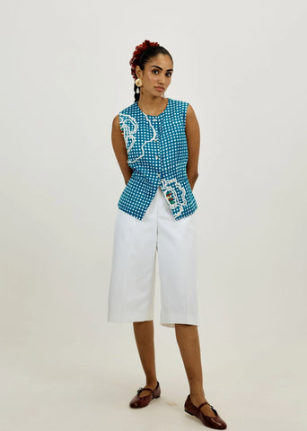 Soro Check Waistcoat