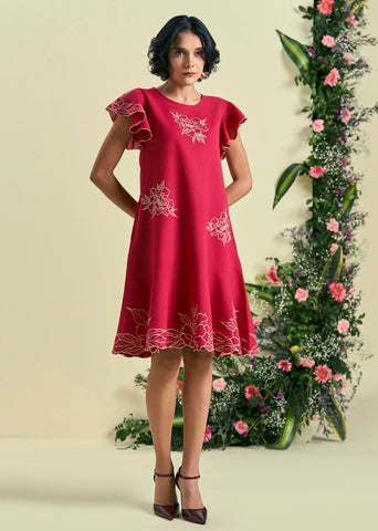 Red Serene Dress