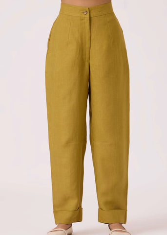 Pip Olive Linen Pants