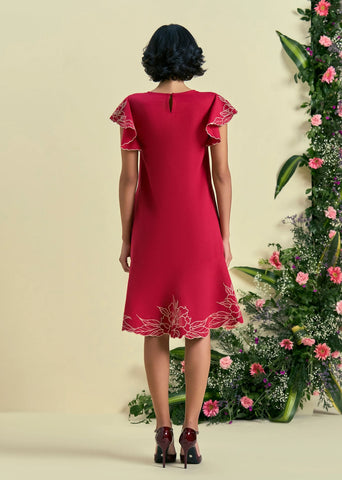 Red Serene Dress