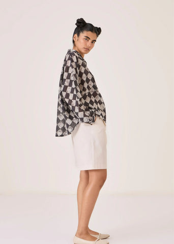 Tswalu Ecru Cotton Shorts