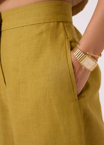 Pip Olive Linen Pants
