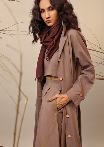 Roots Cali Trench Jacket Set (3 PCS)