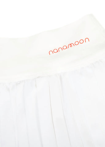 All White Flow Skirt