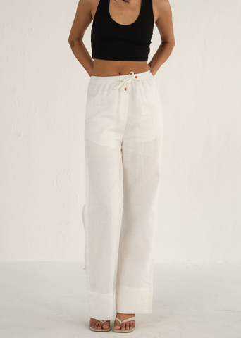 Green Linen Cap Sleeves Jacket & Pant Co-Ord Set
