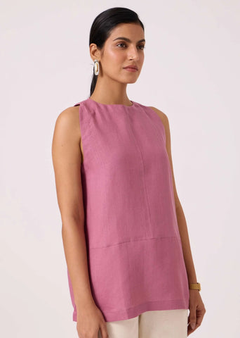 Eyre Lilac Linen Top
