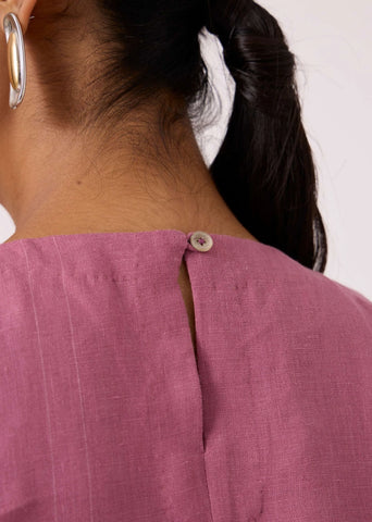 Eyre Lilac Linen Top