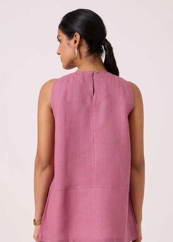 Eyre Lilac Linen Top