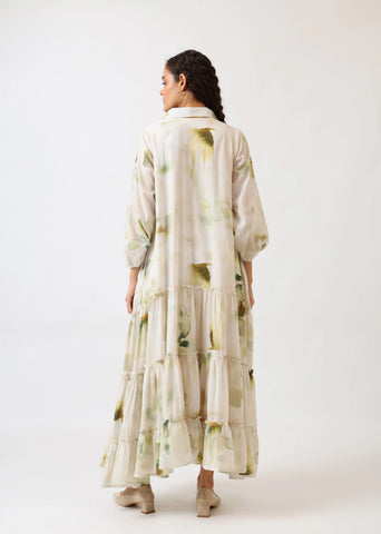 Verdant Bloom Tiered Dress | Mom & Me Duo Set