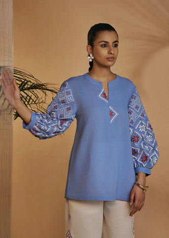 Origani Blue Rainforest Co-Ord Set