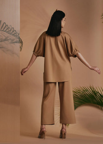 Origani Brown Mirage Co-Ord Set