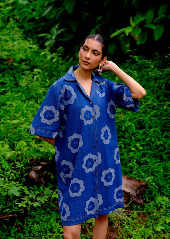 Viola Denim Shift Dress