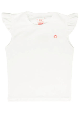 Pure White Butterfly Top