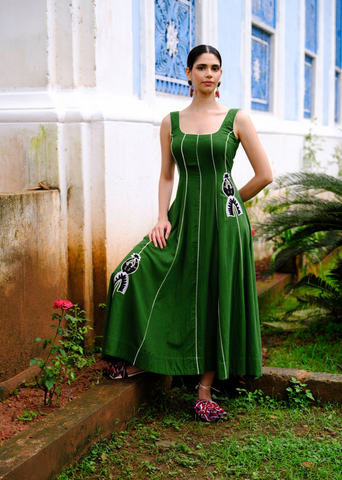 Zuri Handloom Dress