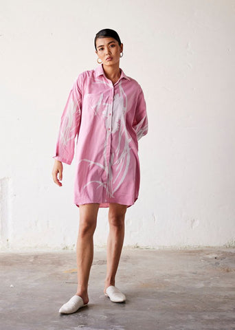 Summer Garden Shirt Dress