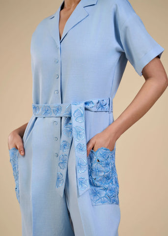 Ice Blue Jumpsuit