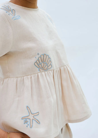 Sea Soul Linen Top