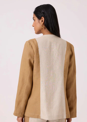 Dimtri Linen Panelled Jacket