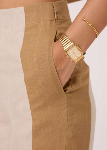 Tamara Linen Panelled Pants