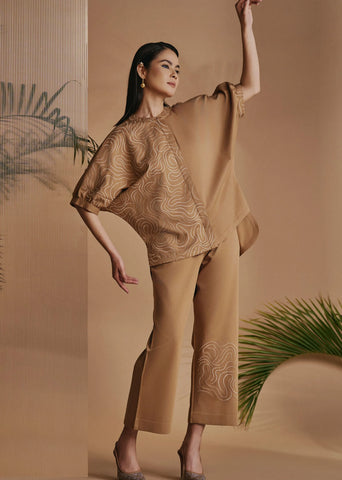 Origani Brown Mirage Co-Ord Set