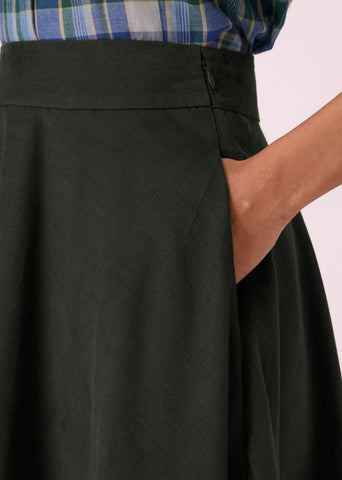 Boga Green Corduroy Skirt