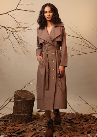 Roots Trench Dress
