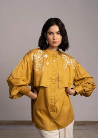 Mustard Winged Shirt