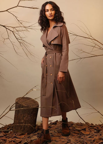 Roots Trench Dress