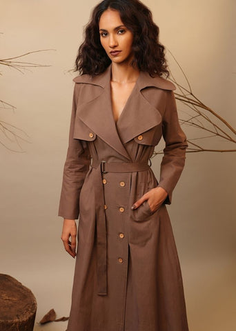 Roots Trench Dress