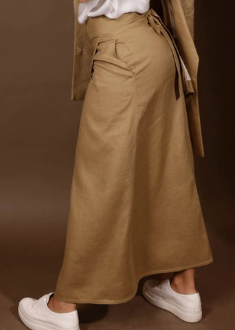 Moana Linen Wrap Skirt