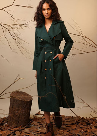 Roots Trench Dress