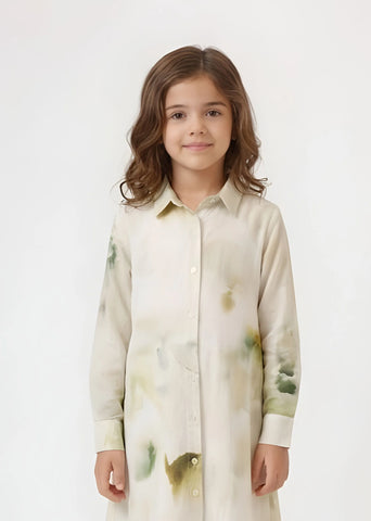 Verdant Ease Shirt Dress | Mom & Me Duo Set